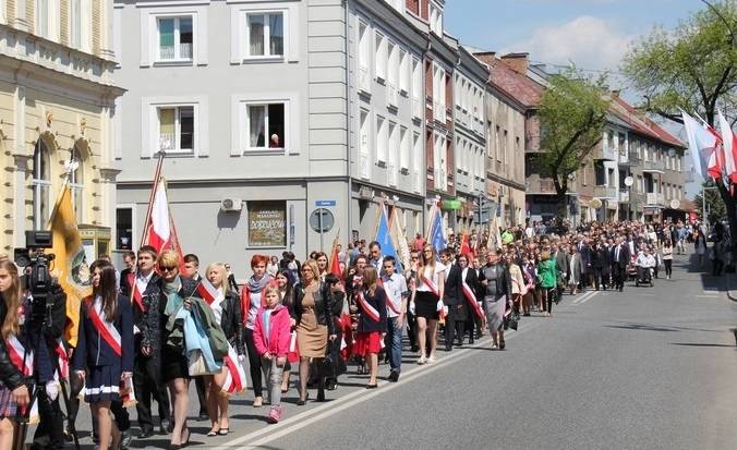 Obchody rocznicy uchwalenia Konstytucji 3 Maja w Jaśle