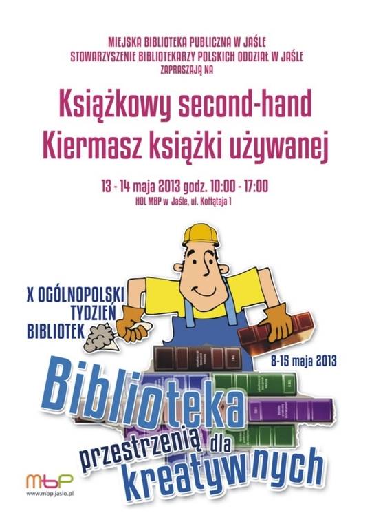 Książkowy second-hand – kiermasz książki używanej w MBP w Jaśle