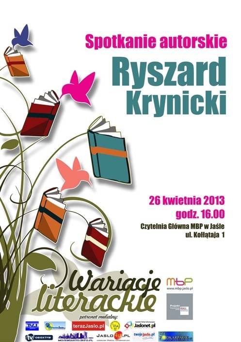 Ryszard Krynicki w jasielskiej bibliotece