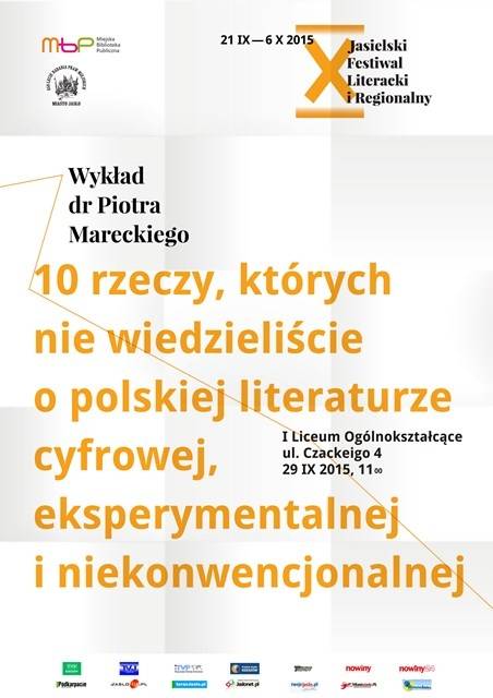 10 rzeczy, których nie wiecie o polskiej literaturze cyfrowej, eksperymentalnej  i niekonwencjonalnej