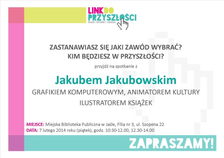 Pierwszy krok do kariery – spotkanie z Jakubem Jakubowskim w Bibliotece w Jaśle