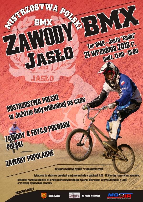 Mistrzostwa Polski BMX w Jaśle – już jutro