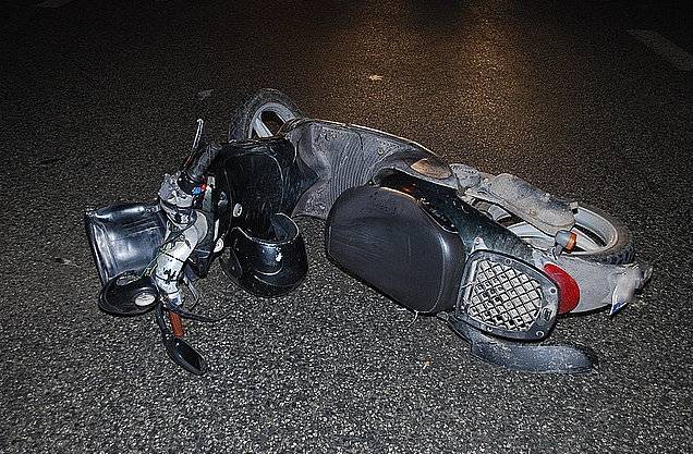 Wypadek w Jaśle – ranny motorowerzysta
