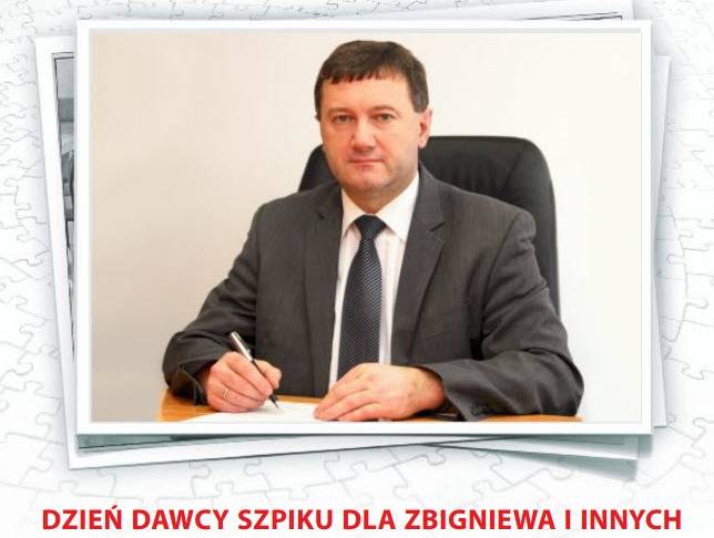 Dzień dawcy szpiku dla Zbigniewa i innych w Krośnie i w Jaśle