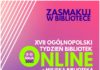 Zasmakuj w bibliotece! Ogólnopolski Tydzień Bibliotek online z MBP w Jaśle