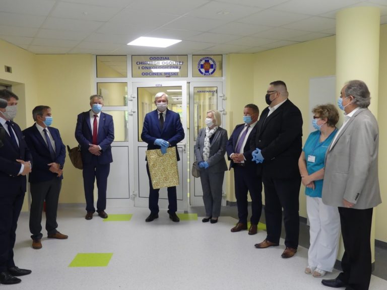 Oddanie do użytku przebudowanej części Oddziału Chirurgii Ogólnej i Chirurgii Onkologicznej szpitala w Jaśle