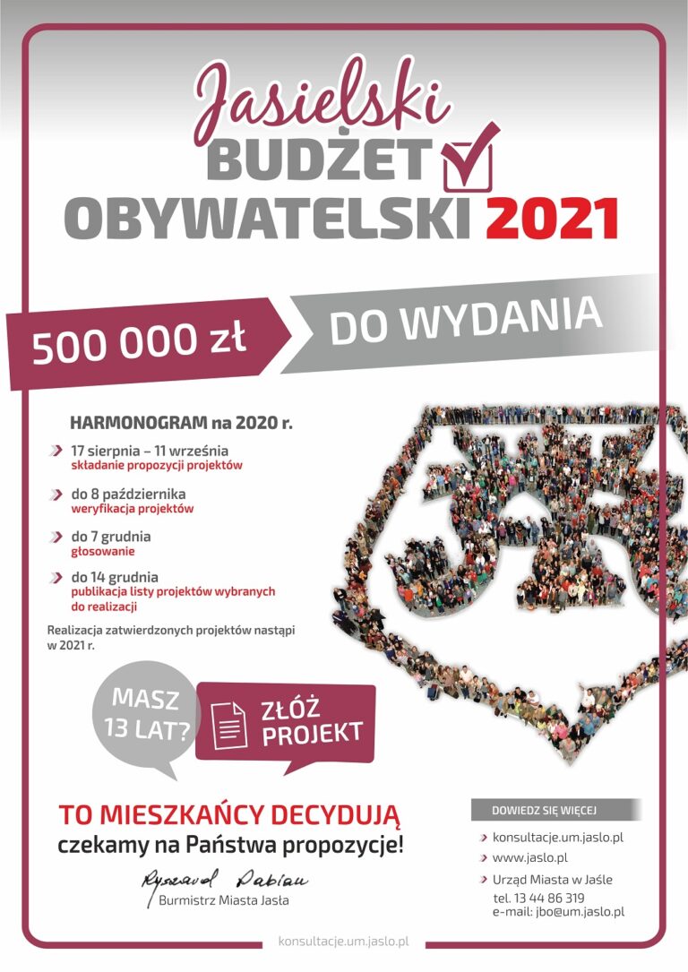 Na co wydać pół miliona złotych? Trwa nabór projektów do budżetu obywatelskiego