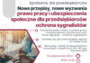 Nowe przepisy, nowe wyzwania – prawo pracy i ubezpieczenia społeczne dla przedsiębiorców oraz ochrona sygnalistów