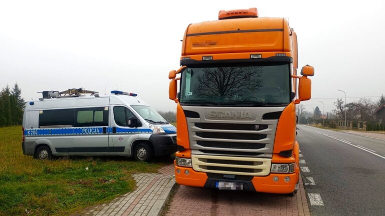 Kierował ciężarówką bez prawa jazdy i był pod wpływem amfetaminy