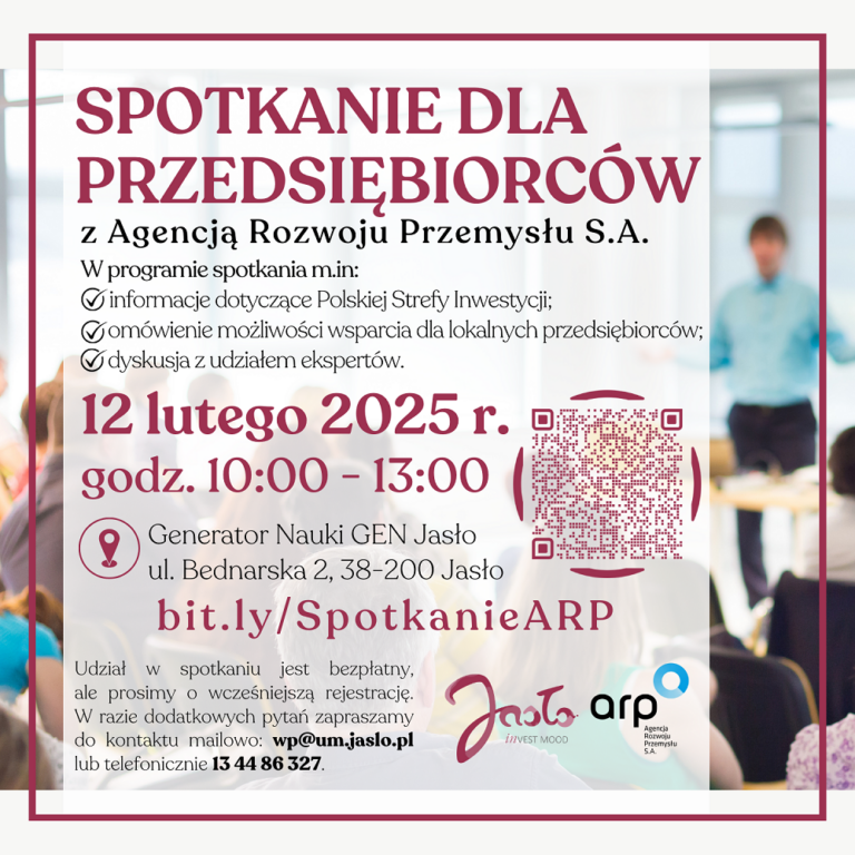 Spotkanie dla przedsiębiorców z Agencją Rozwoju Przemysły S.A.
