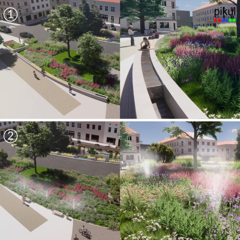 Będzie więcej zieleni na jasielskim rynku – planujemy przebudowę zachodniej części placu. Weź udział w konsultacjach!