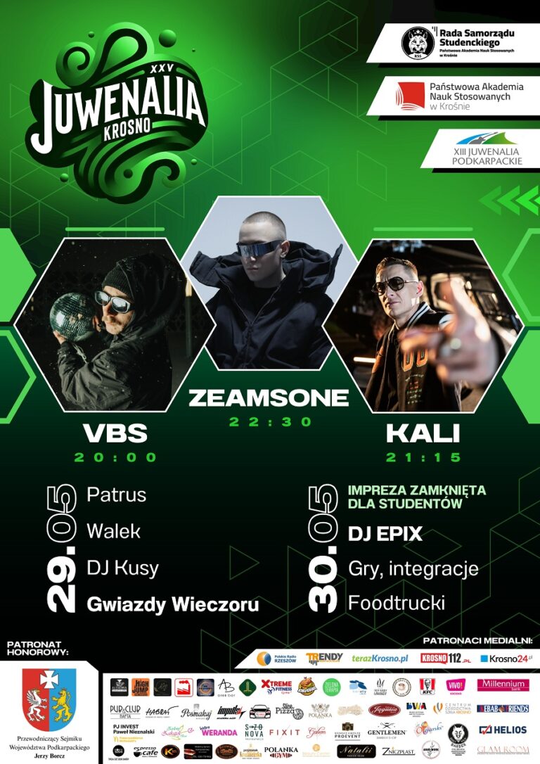 XXV Krośnieńskie Juwenalia – już w ten czwartek!