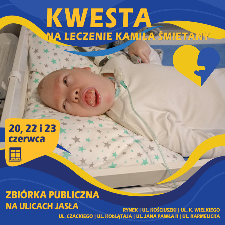 Kamil Śmietana potrzebuje naszej pomocy! Kwesta na ulicach Jasła