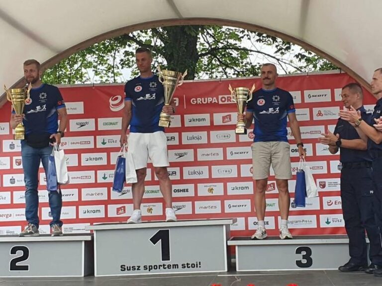 VI Mistrzostwa Polski Policjantów w Triathlonie na dystansie ½ IM – policjant z Jasła na podium
