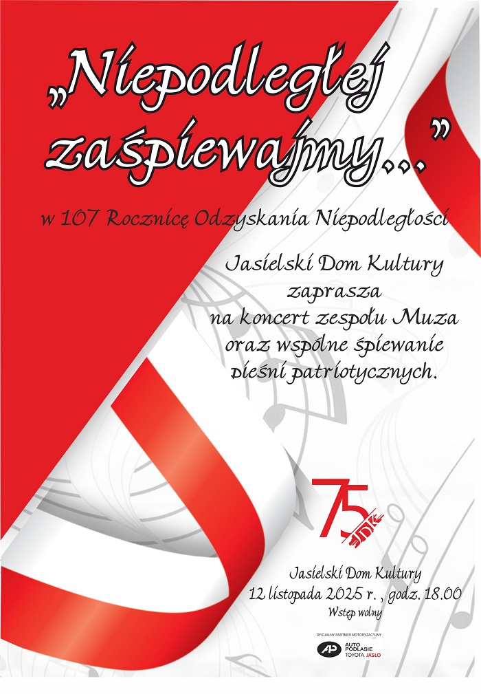 „Niepodległej zaśpiewajmy”. Koncert Zespołu Muza i wspólne śpiewanie