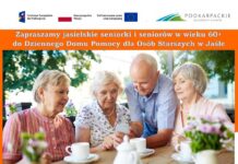 MOPS zaprasza Jasielskich Seniorów w wieku 60+ do Dziennego Domu Pomocy dla Osób Starszych w Jaśle