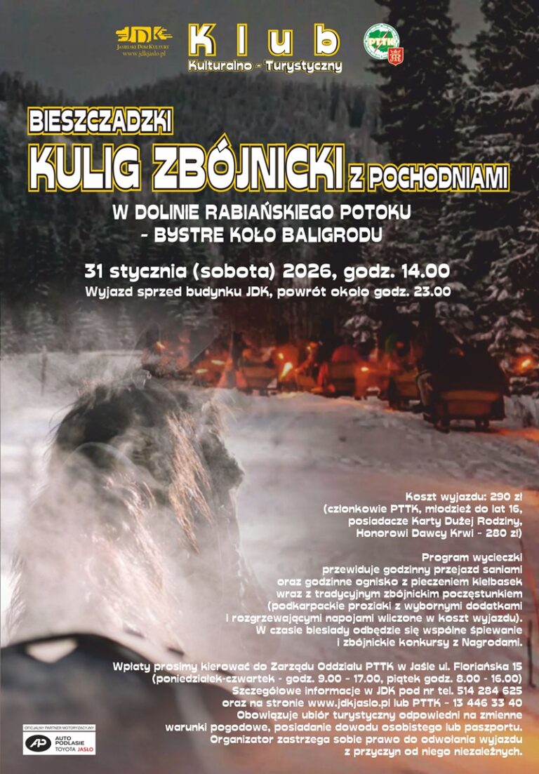 Bieszczadzki kulig zbójnicki z pochodniami