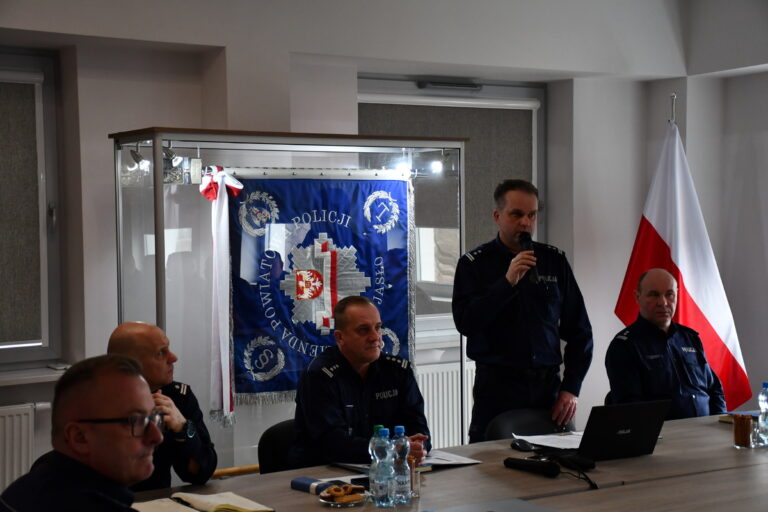 Odprawa roczna w jasielskiej komendzie