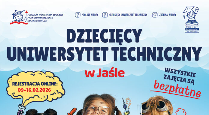 Czas na naukową przygodę w Jaśle! Rusza rekrutacja na semestr letni Dziecięcego Uniwersytetu Technicznego.