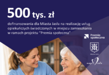 Pół miliona złotych dla Miasta Jasła na dofinansowanie usług opiekuńczych
