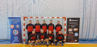 Jasielscy policjanci zwyciężyli w turnieju eliminacyjnym II Podkarpackich Mistrzostw Policji w Piłce Halowej