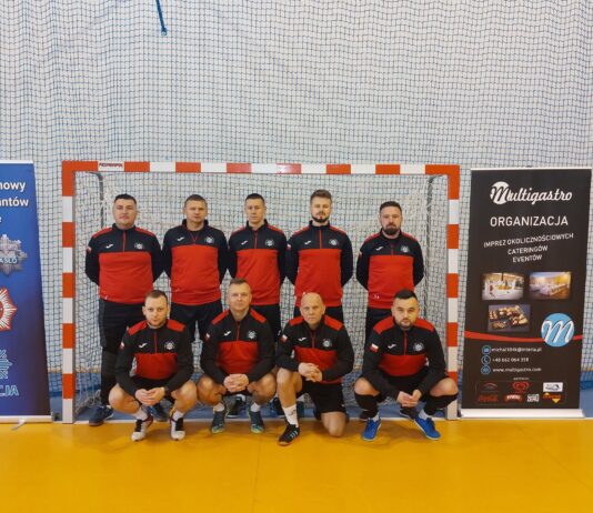 Jasielscy policjanci zwyciężyli w turnieju eliminacyjnym II Podkarpackich Mistrzostw Policji w Piłce Halowej