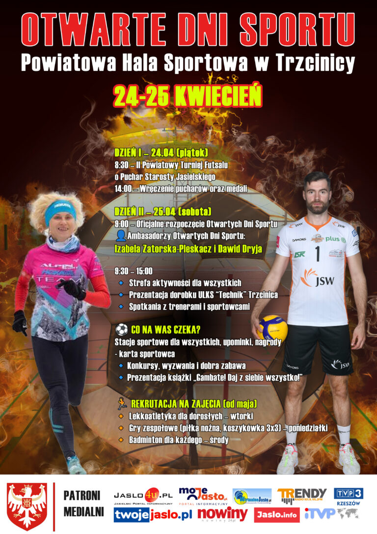 Sportowe emocje w sercu regionu! Zapraszamy na Otwarte Dni Sportu w Trzcinicy