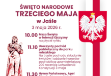 Jasielskie obchody Święta Narodowego Trzeciego Maja w patriotycznym i tanecznym wydaniu