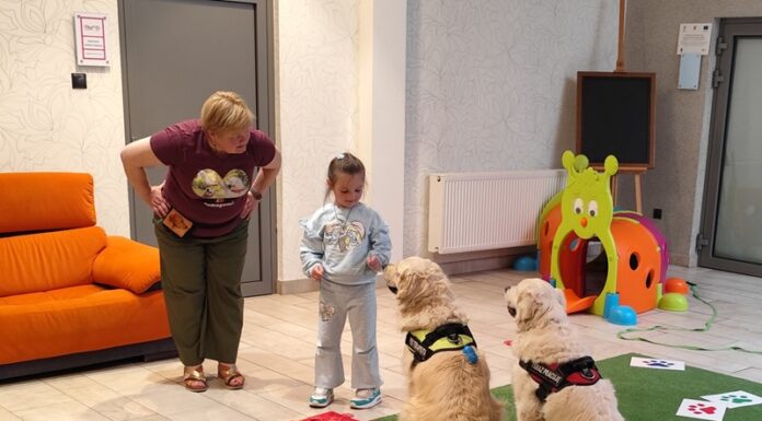 Cztery łapy, setki uśmiechów – dogoterapia w jasielskiej bibliotece