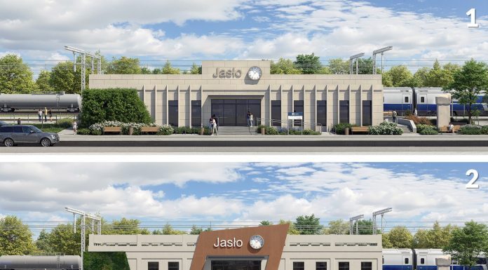 Dwa warianty projektu nowego dworca kolejowego w Jaśle. Weź udział w konsultacjach