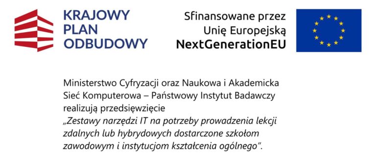 W ramach Krajowego Planu Odbudowy do szkół trafiły zestawy do nauki zdalnej