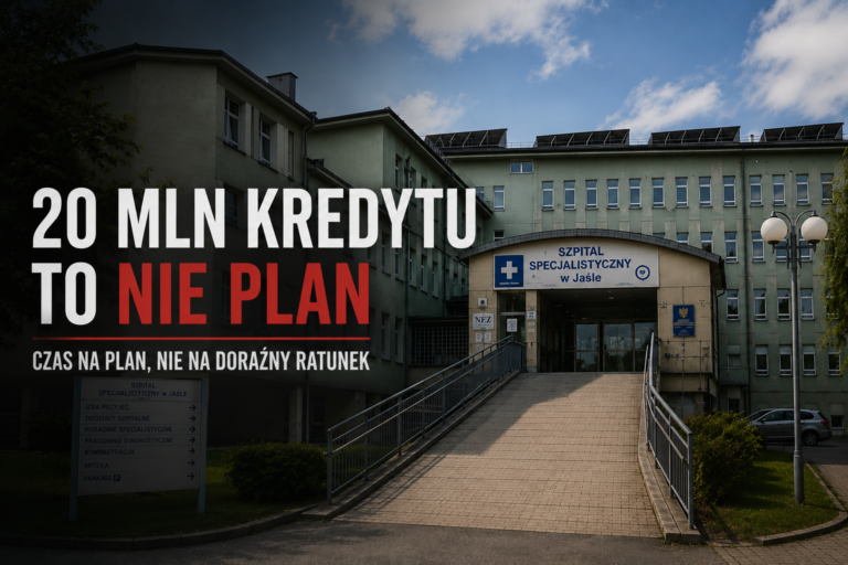 Chcemy ratować szpital czy kupować czas?