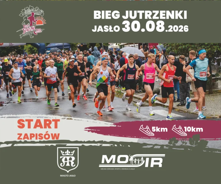 Kilkuset zawodników na starcie i sporo atrakcji na jasielskim rynku. Bieg Jutrzenki zbliża się wielkimi krokami! 