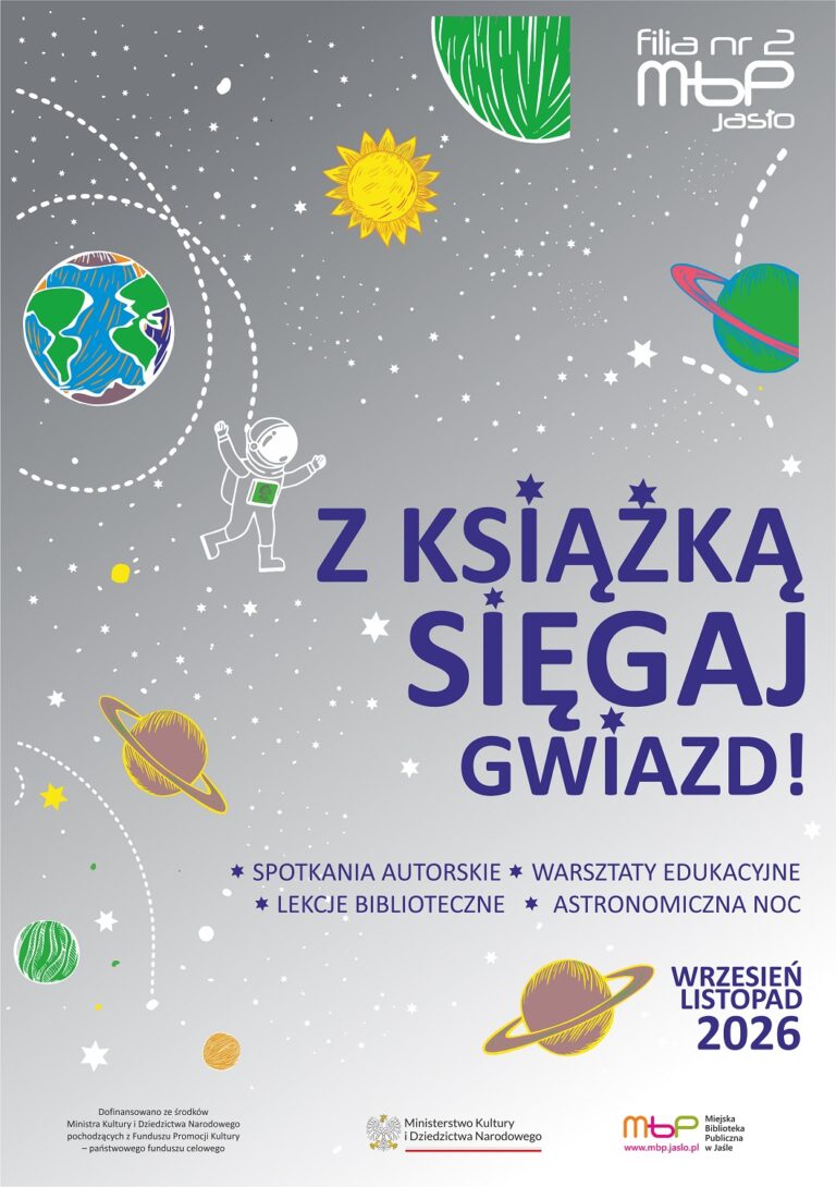 Z książką sięgaj gwiazd! MBP w Jaśle zaprasza w niezwykłą podróż śladami Mikołaja Kopernika