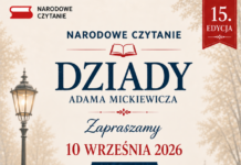Narodowe Czytanie „Dziadów” Adama Mickiewicza w Jaśle!