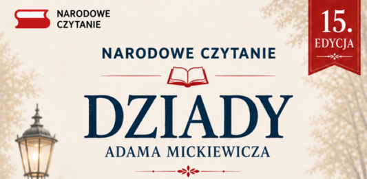 Narodowe Czytanie „Dziadów” Adama Mickiewicza w Jaśle!