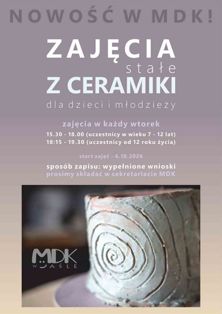 Nowe pasje na nowy rok szkolny w MDK w Jaśle!