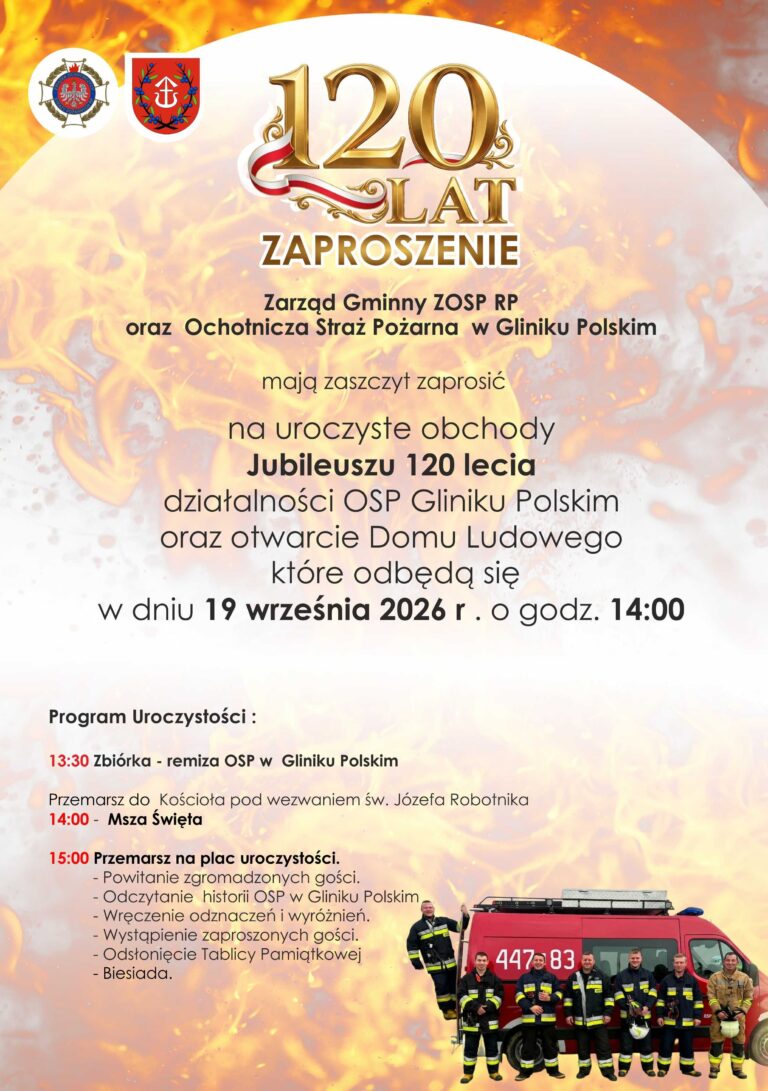 Jubileusz 120. lecia OSP w Gliniku Polskim