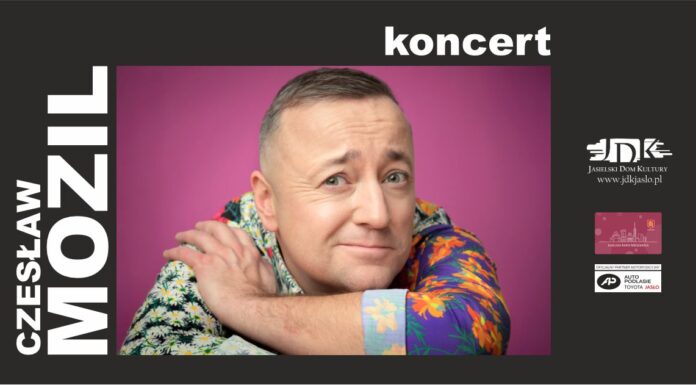 O rzeczywistości z przymrużeniem oka. Czesław Mozil Solo w Jasielskim Domu Kultury