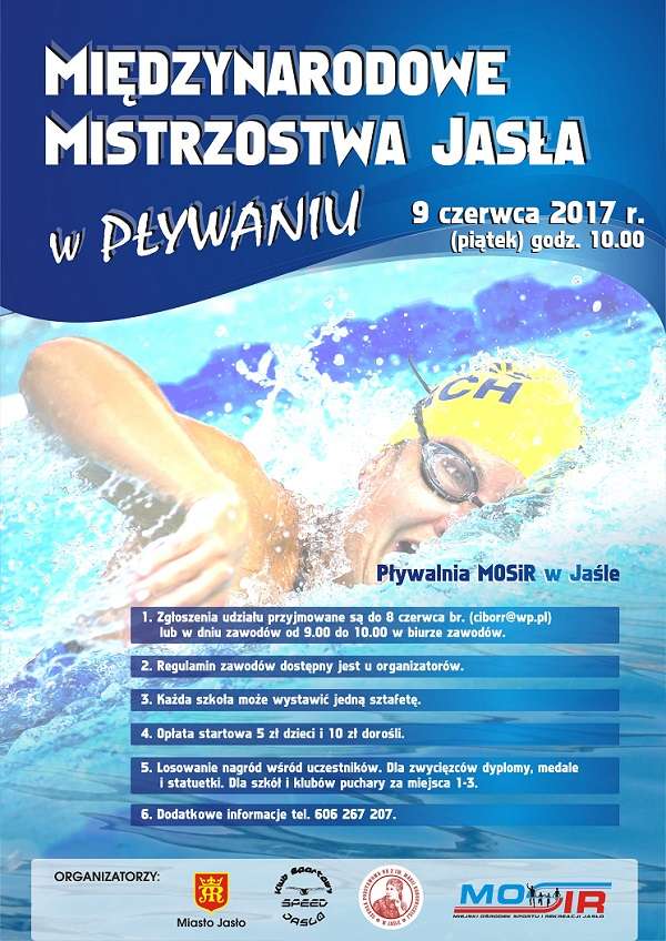 Mistrzostwa Jasła w pływaniu 2017 ok 